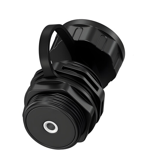 Space Saving 3.5mm 1/8" Panel Socket With Waterproof Cover-1pc
