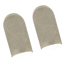 1 Pair Touch Panel Finger Cover Sleeves Anti Slip-light brown