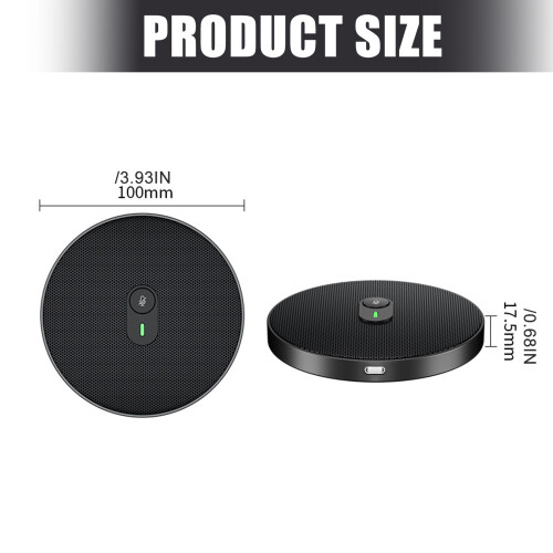 Space Saving Metal USB Microphone Clear Auditory Pickup For 2