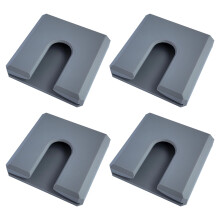 RVs Under Cabinet Wine Glass Holder Hanging Car Cup Rack-Gray