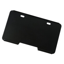 Support de plaque d'immatriculation de moto antivol,-Noir