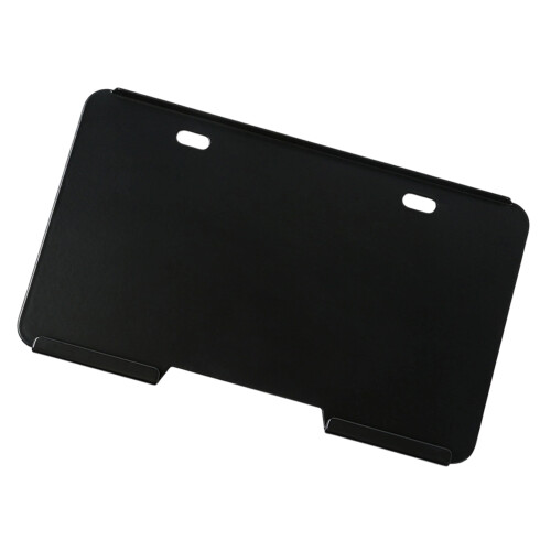 Support de plaque d'immatriculation de moto antivol,-Noir