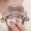 Accessoires d'écouteurs en alliage Star Moon, 2 pièces,-Argent 6