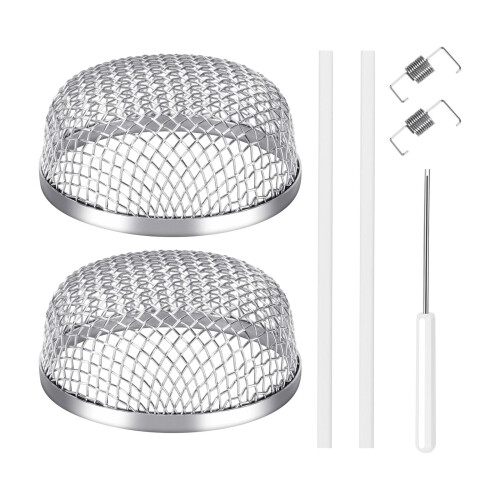 Universal Trailer Vent Cover Rustproof Mesh Cover For-Type A