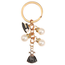 Graceful Beaded Decors Keychain Handmade Bowknot Charm-Style2