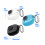 Headphone Flexible Sleeve Housing Shockproof Dustproof-Black 4