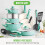 Soft Grip Healthy Ceramic Nonstick 16 Piece Kitchen Cookware Pots and Pans Set, 5