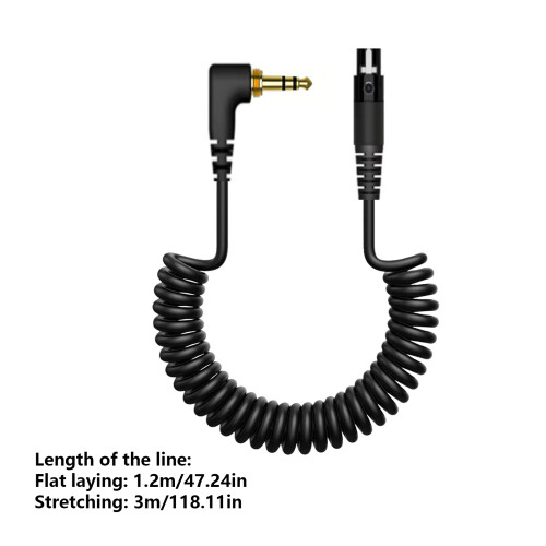 Heavy Duty Spring Coiled Music Cable Design For HDJX10 High End 2