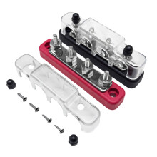 4 Way 150A Bus Bar with Nickel Plating set for Car Boat Marine