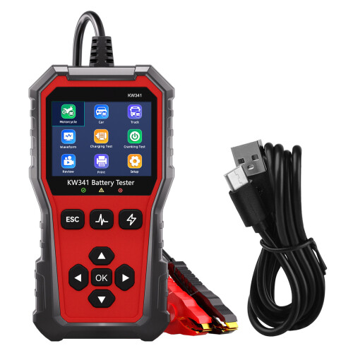 Comprehensive 6V to 24V Battery Tester with Internal Resistance