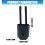 No Tool Installation Toilet Tanks Accessory-Black plastic hook 4