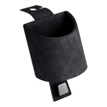 Upgrades Car Seat Storage Bag with Beverage Holder & Hook-Black