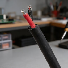 Cordon d'alimentation femelle Ă fil nu DC5521, ligne de-25cm