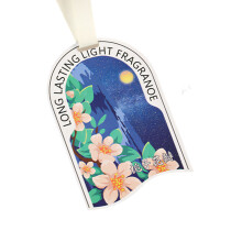 Cotton Paper Car Scent Hanging Decors Infused with-gardenias