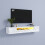 White Marble Floating TV Stand 9
