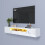 White Marble Floating TV Stand 10