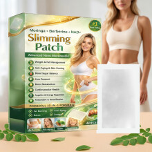 4pcs Detox Slimming Patch Moringa Berberine NAD+ Microneedle Weight Fat Management Anti-Aging Skin Firming