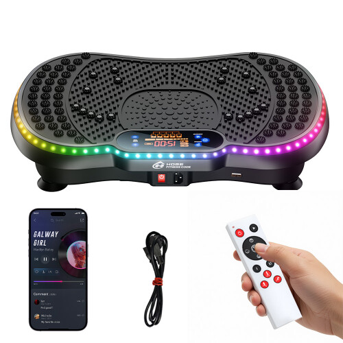 LED Vibration Plate Whole Body Workout Machine