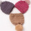 Bonnet bébé en maille torsadée avec pompon – 0-6 mois 4