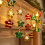 Santa Claus Snowman LED Christmas Light String 4.92 ft 1