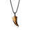 Κολιέ μενταγιόν Tiger Eye Wolf Fang για άνδρες 1