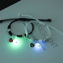 Luminous Cat Star Moon Cross Charm Bracelet Set 2 pcs