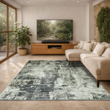 (240 x 320 cm (8 ft x 10 ft 6 in) _ Extra Large Rugs Carpets For Living Room Bedroom Indoor Outdoor R, Grey Abstract) Extra Large Traditional Rugs Modern Carpet Doormat