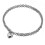 Collar de cadena rolo de acero inoxidable para mujer con corazón 5