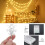 TETOU Snowflake String Lights 20 Ft 40-LED Warm White 4