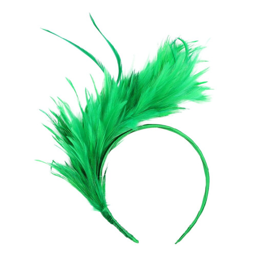 Vintage čelenka Flapper s pštrosím perím 1