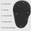 Winterlicher Halswärmer/Gesichtsmaske – Schwarzes Polyester, 1 Stück 5
