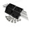 Complete Mounting Brackets Clamps Set for Track Layout-Black 1