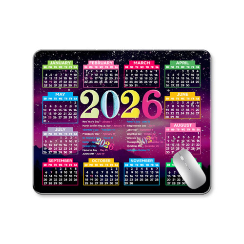 Water Resistant Easy Clean Mouse Pad Displaying 2026-F378