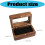 Sturdy Black Walnut Cufflink Organizers With Secure Closure And 3