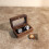 Sturdy Black Walnut Cufflink Organizers With Secure Closure And 7