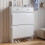 White Shoe Cabinet Storage for Entryway Hallway 1