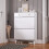 White Shoe Cabinet Storage for Entryway Hallway 7