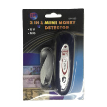 Portable Money Transducer Pen Fluorescent Light Magnetic-Blue