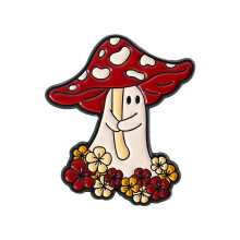 Amusing Fantasy Mushroom Pin Alloy Brooch Pin for-QHXZ4886