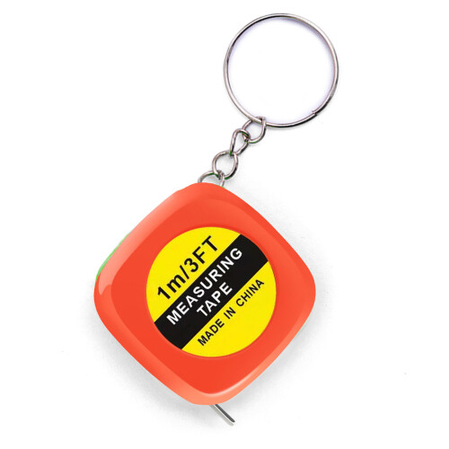 Pocket Size 1 Meter Tape Measure Automatic Recoils Portable-Red