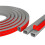 Invisible Wire Hider Duct for Concealing Cable-Gray trapezoid 1