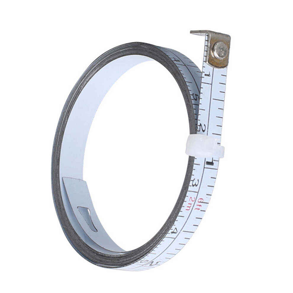 Carbon Steel Constructed Tape Measure High Accuracy Double-2M 7627001424203