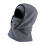 Breathable  Face Cover Hat Combination Windproof Full-Dark Grey 1