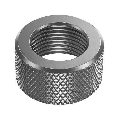 17mm Ball Head Tightening Nut Fastener Fixing Adapter-Silver