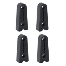 4pcs Automotive Accessories Door Pads Vibration Dampener-Black