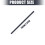 Professional Ski Base Repair Wax Stick 6mm Diameter-4pcs Black 3