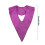 Single Color Academic Graduation Stole With V Shape-Orange 4