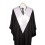 Contemporary Satins Graduation Stole Triangular V Shape-Purple 6