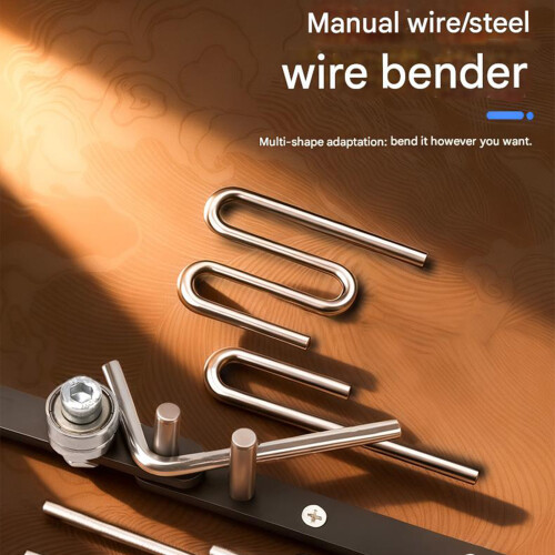 Bracket Manual Pipe Bending Tool For Woven Basket Iron Steel 1