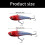 Artificial Lures Trible Hook Sinking Swimbait-ColorE 10g 55mm 2